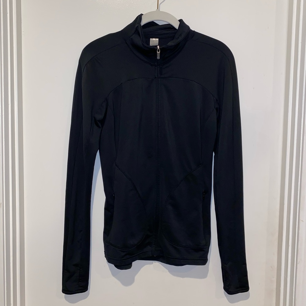 GAP FIT BLACK WORK OUT JACKET